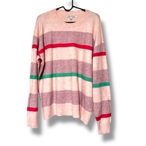 Elizabeth and James striped sweater size large